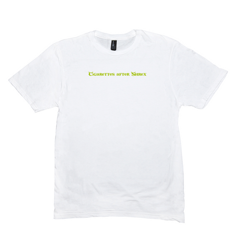 cigarettes after shrex Shirt Picturestees Clothing LLC The shoulders have tape for improved durability Cigarettes after shrex shrek shirt