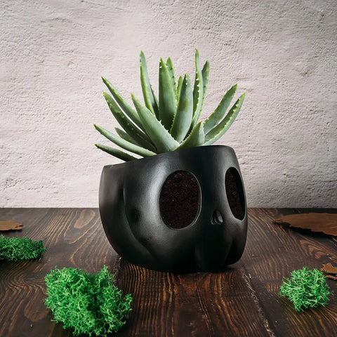 Ghost Geometrical Black Halloween Candy Bowl (Black)