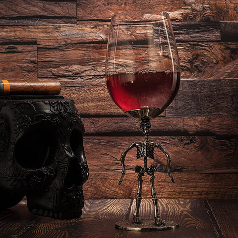 Stemmed Skeleton Wine Glass