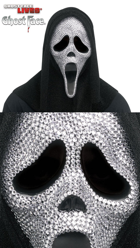 Fun World Scream Ghost Face Bling Character Costume Mask