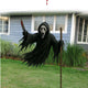 5' Flying Ghost Face Lawn Prop