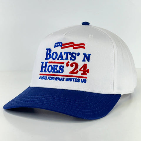 Boats n Hoes 24 Hat Custom Embroidered