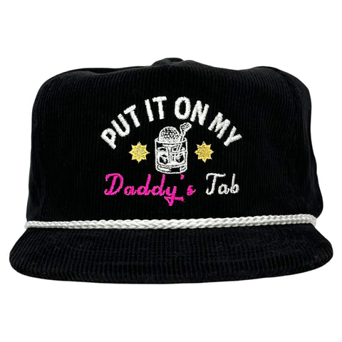 Put It On My Daddy's Tab Hat Custom Embroidered