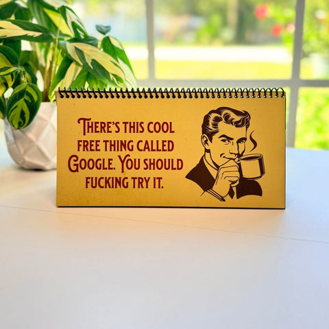 Please Lower Your Expectations Men of the Office Desk Flip Sign
