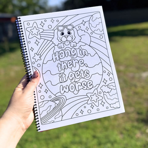 Cute, But Full of F'ing Rage Coloring Book