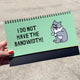 Cats At Work Desk Flip Sign