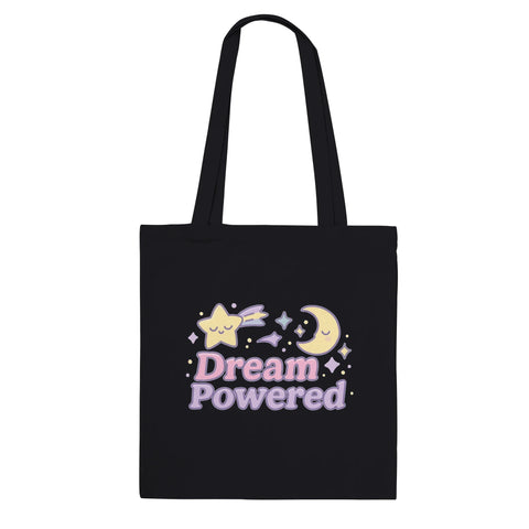 Kawaii "Dream Powered" Slumber Party Tote Bag