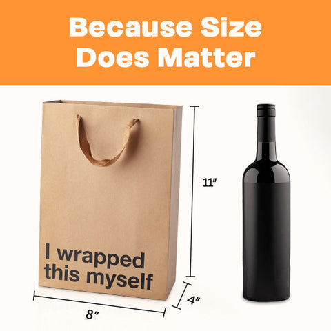 "Wrapped this myself" Gift Bag