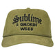 Sublime and Smokin Hat Custom Embroidery