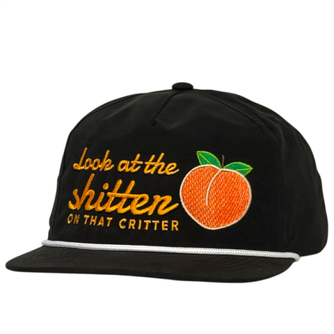 Look at the Shitter Hat Justin Stagner Collab Snapback Rope Cap Funny Southern Hat