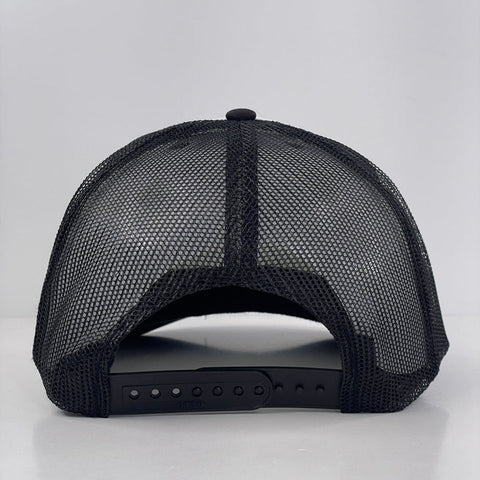 Loren Ipsum Custom Printed Black/White Trucker Hat Snapback