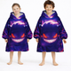 Gengar Wearable Blanket Hoodie for Kids & Adults