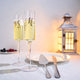Wedding, Bridal Mr & Mrs Champagne Flutes Gift | Set of 2 | Silver