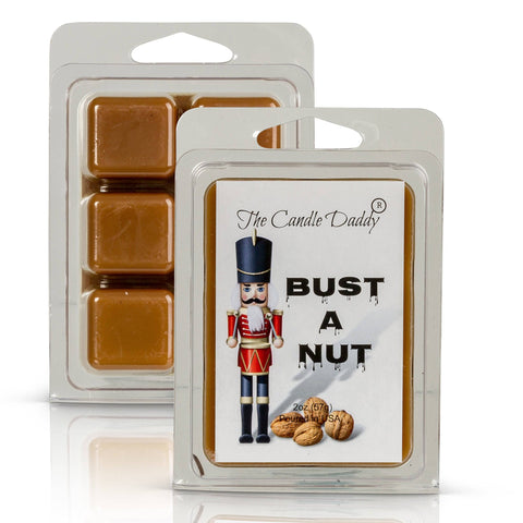 Bust A Nut - Funny Christmas Banana Nut Bread Scented Wax Melt -1 Pack - 2 Ounces - 6 Cubes
