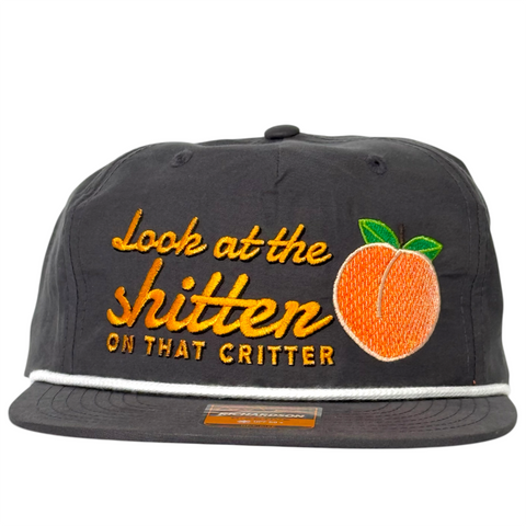 Look at the Shitter Hat Justin Stagner Collab Snapback Rope Cap Funny Southern Hat
