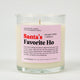 Santa's Favorite Ho | Funny Candle