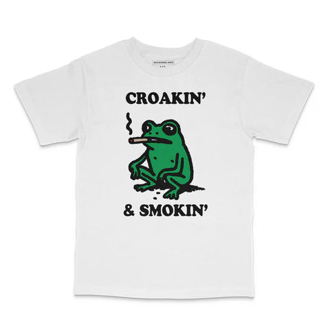 Croakin' And Smokin' Custom Printed T-Shirt