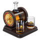 Casino Roulette Whiskey Decanter for Men, Husband, Him | 67.6 OZ Decanter With 2 x 10oz Dice Whiskey Glasses