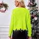 Casual Short V-Neck Knit Christmas Sweater Cardigan | NCS
