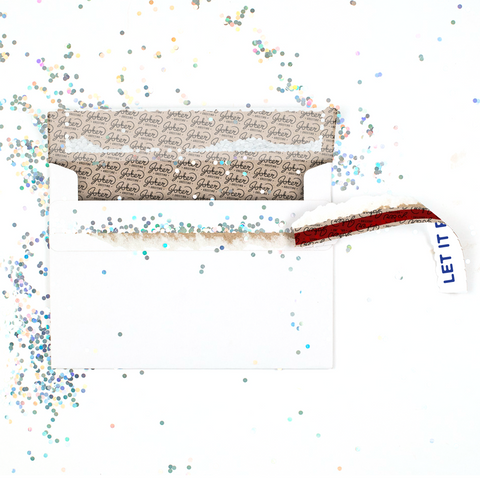 Endless Meowing Birthday Glitter Envelope