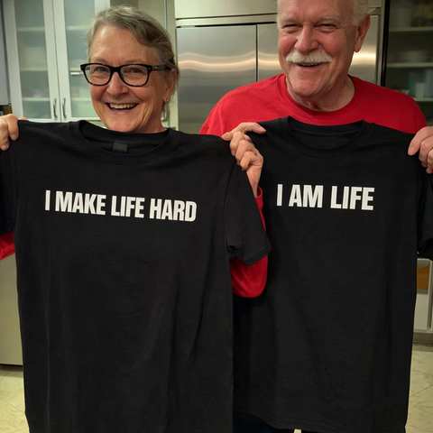 I Make Life Hard Couple Shirt