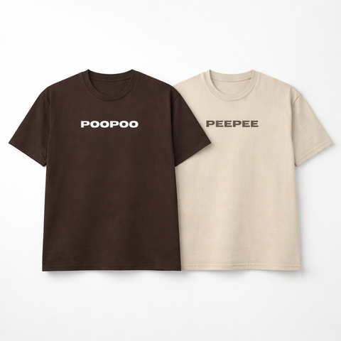 Peepee Poopoo Funny Couple Shirt