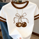 Cute Cherry Bow T-Shirt