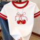 Cute Cherry Bow T-Shirt