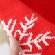 Children's Cartoon Pattern Red Thickened Christmas Sweater | NCS