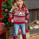 Children's Reindeer Jacquard Casual Pullover Christmas Sweater | NCS