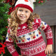Children's Reindeer Jacquard Casual Pullover Christmas Sweater | NCS