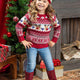 Children's Reindeer Jacquard Casual Pullover Christmas Sweater | NCS