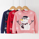 Children's Snowman Christmas Long Sleeve Sweater | NCS