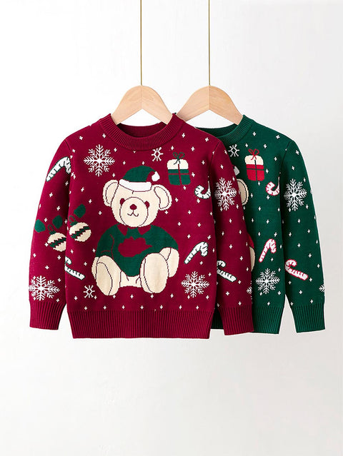 Children's Teddy Bear Christmas Sweater | NCS