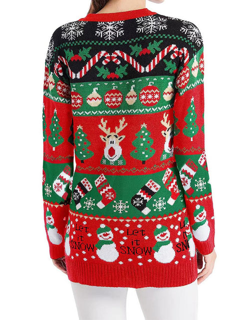 Christmas Long Sleeve Casual Cardigan Sweater | NCS