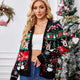 Christmas Long Sleeve Casual Cardigan Sweater | NCS