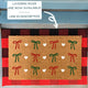 Christmas Ribbon Pattern Doormat