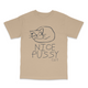 Nice Pussy Cat Funny Meme T-Shirt Viral Cat Joke Shirt, Adult Humor Novelty Tee