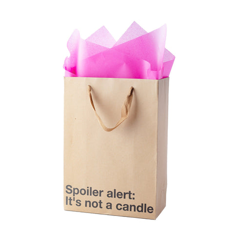 "Not A Candle" Gift Bag