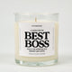 A Candle For My Best Boss Glass Candle