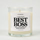 A Candle For My Best Boss Glass Candle