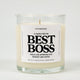 A Candle For My Best Boss Glass Candle