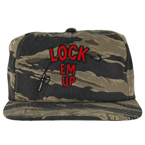 Lock Em Up Hat Custom Embroidered