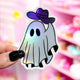 Howdy Ghostie Halloween Sticker