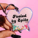 Fueled By Spite Glitter Keychain