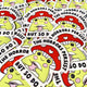 The Horrors Persist – Frog Mushroom Glitter Vinyl Sticker