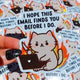 I Hope This Email Finds You Before I Do Sticker – Angry Kitty