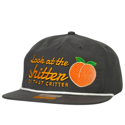 Look at the Shitter Hat Justin Stagner Collab Snapback Rope Cap Funny Southern Hat