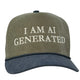 I am AI Generated Hat Custom Embroidered