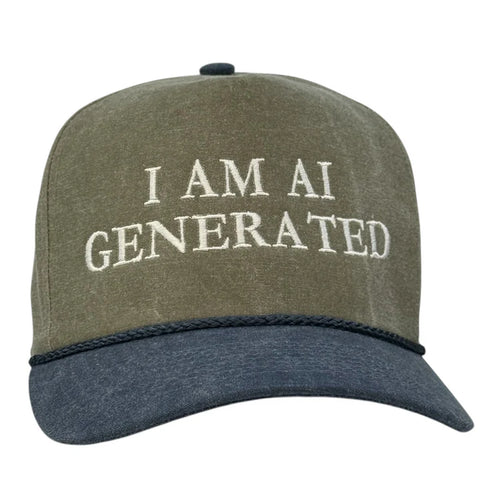 I am AI Generated Hat Custom Embroidered